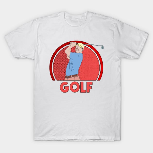 Golf T-Shirt by DiegoCarvalho